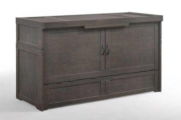 Stonewash Murphy Cube Cabinet Bed